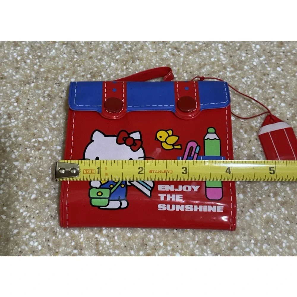 Hello Kitty 1976 Sanrio Red Suitcase Wallet with Handle 